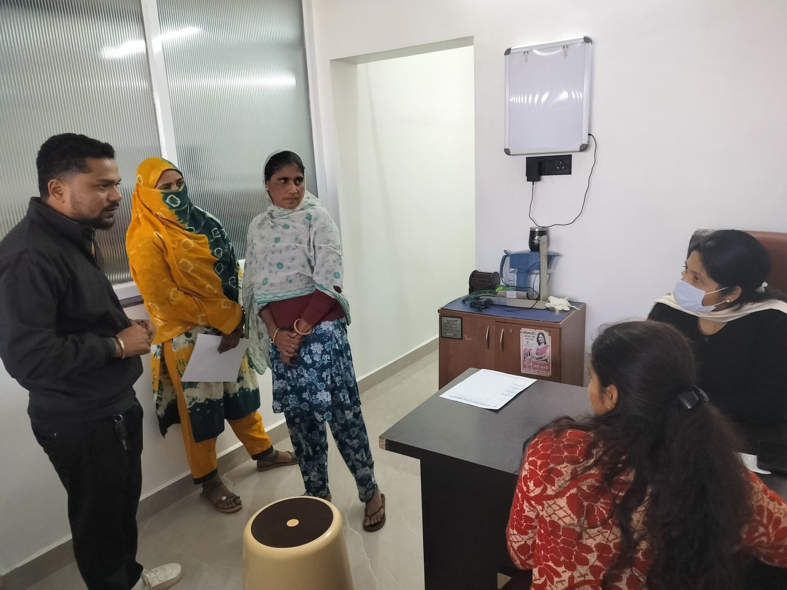 More than 300 villagers received free treatment at a health camp in Kesla.